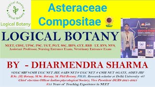 Family AsteraceaeCompositae🌻🌻🌻biology neet botany Family Morphology [upl. by Nnaira]