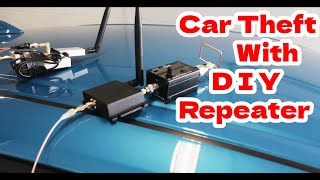 Relay attack real device Car Theft with DIY Repeater Amplifier  Lets see how we can prevent this [upl. by Laktasic]