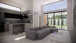 🔴Moderna y MINIMALISTA Casa con 3 Habitaciones minimalismo [upl. by Miranda624]