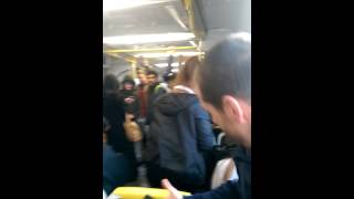 Crazy bogan lady loses her shit on Melbourne train [upl. by Syck]