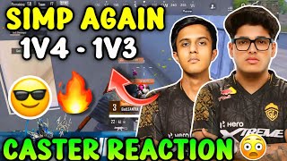 GODL SIMP AGAIN 🥵 1V4 • 1V3 🤫 CASTER REACTION 😳 JONATHAN  GODL [upl. by Derayne]