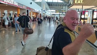 SPAIN DAY 8  Alicante Airport Benidorm Update [upl. by Anam]