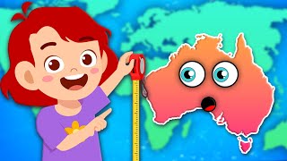 Explore The 7 Continents amp Their Sizes  Geography Songs For Kids  KLT [upl. by Theodore]