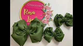 Escolar verde grande y par VIDEO No918 Creaciones Rosa Isela [upl. by Hough69]