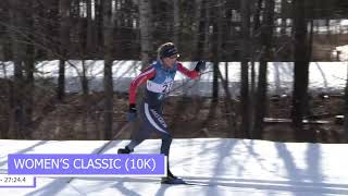 2024 US NationalsSuperTour Spring Series  Womens 10K Classic [upl. by Atig]