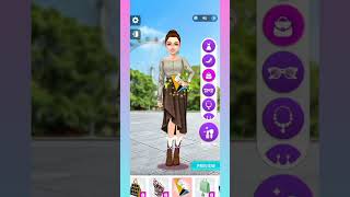 fashion show game level 7 city dreamers dressing up ❤️🎀 [upl. by Eidod]