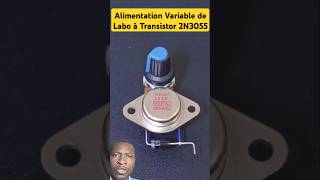 Alimentation Variable à Transistor 2N3055 Adjustable Voltage Regulator Using 2N3055 048V 15A diy [upl. by Kama]