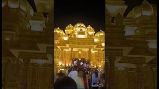 Akshardham mandir pandal 🙏 [upl. by Anirak]