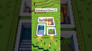 Minecraft Modern Underground House 🏠 minecraft [upl. by Marella]