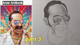 Aavesham Fahadh Faasil Drawing Easy  Aavesham Movie Fahadh Faasil Drawing  part 3  Arun ArtBook [upl. by Trabue]