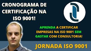 CRONOGRAMA DE IMPLEMENTAÇÃO DA ISO 9001 [upl. by Bessie]