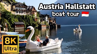 Lake Hallstatt Austria 🇦🇹 8K Walk tour Ultra [upl. by Matthaus]