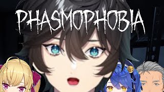 Phasmophobia Moments Axia Krone Amamya Kokoro Maimoto Keisuke Takamiya RionNijisanji eng sub [upl. by Candi]