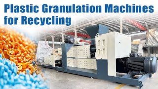 Plastic Pelletizing Machine  Efficient Plastic Recycling amp Granulating Processplastic recycle [upl. by Haidabej131]