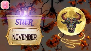 Stier November 2024  ❤️ Wen oder was DU nicht kommen siehst ❣️ ➕️ Gewinnspiel 🃏🎋 [upl. by Kidder]