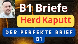 Brief schreiben B1  gast  DTZ B1  Herd kaputt  Reklamation 18022023 [upl. by Flyn]