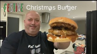 Festive Turkey Christmas Burger [upl. by Naro]