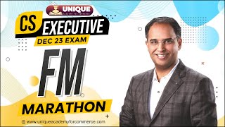 CS Executive FM Marathon Newold Syllabus for Dec 2023 [upl. by Asyar995]