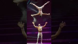 Duo brothers Hand to Hand balance dance cheer circus choreography circus acrobatics show [upl. by Auhsuoj]