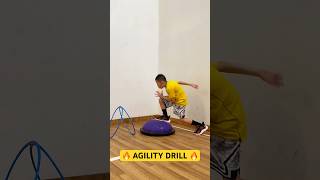 TRY THIS 😄 AGILITY EXERCISE 🔥 SPEED ⭐️ NEXT LEVEL ⚡️ SHOOTING 🏀 BASKETBALL speedandagility [upl. by Arita]