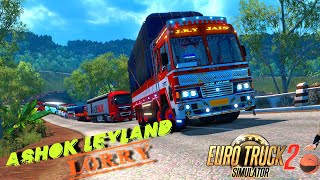 ASHOK LEYLAND LORRY MOD  eurotrucksimulator2 lorrymod lorry truckersmp [upl. by Oicanata]