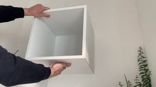 How to Remove an Ikea Eket Cabinet from Wall [upl. by Drucilla]