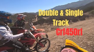 Crf450rl  Just Some Double  Single Track With A starkvarg ktm crf250r dualsportlife [upl. by Trevar]