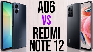 A06 vs Redmi Note 12 Comparativo amp Preços [upl. by Ardnuahs]