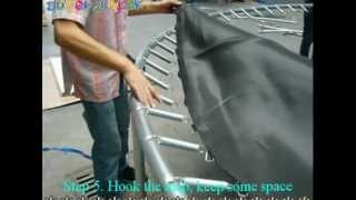 SuperJumper 14ft trampoline installation [upl. by Llednew]