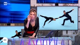 Melissa e le Olimpiadi invernali  Quelli che il calcio 25022018 [upl. by Alyosha]