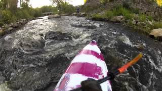 Shannock Dam Whitewater Upper Pawcatuck River RI [upl. by Sirois]