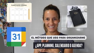 MI MĂ‰TODO DE ORGANIZACIĂ“N ÂżAPP CALENDARIO PLANNING O AGENDA  SĂ­lvia Segovia [upl. by Eustis]