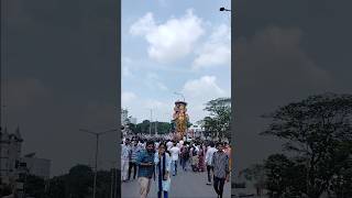 Indias tallest ganesh immersion khairathabad Ganesh khairatabadganeshimmersion ganpati [upl. by Acined]