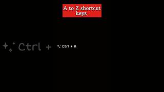 Computer keyboard shortcut keys  shortcutkeys shorts [upl. by Auqenat]