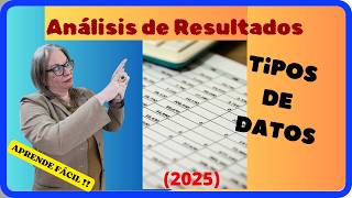 👉 Domina los tipos de datos para análisis de resultados 2025 [upl. by Valentino]