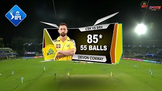 CSK vs SRH DEVON CONWAY 85 RUNS 55 BALLS HIGHLIGHTS 2022  CHENNAI vs HYDERABAD HIGHLIGHTS CSKvSRH [upl. by Eicram502]