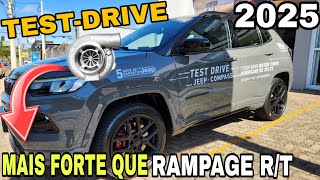 NOVO JEEP COMPASS BLACKHAWK 2025  TESTEI O SUV MAIS RÁPIDO fabricado no Brasil [upl. by Clawson]