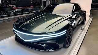 4K GENESIS X Speedium Coupe Concept Walkaround Review [upl. by Leiuqeze]