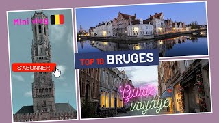 Vlog Visiter BRUGES  GUIDE COMPLET des 10 Meilleures Activités à Bruges [upl. by Olim]