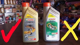 Castrol vs Castrol  20w50 vs 20w40  engine oil [upl. by Wallas847]