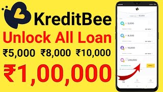 KreditBee Unlocked All Loan With proof amp Get ₹100000 Instently in your bank account  Hindi [upl. by Cinderella]