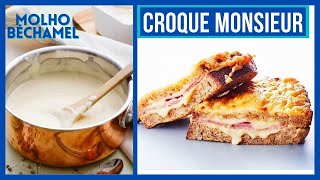 Molho Branco Béchamel  CroqueMonsieur [upl. by Efram]