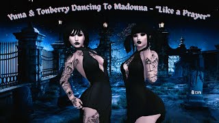 Second Life Yuna amp Tonberry Dancing To Madonna  quotLike A Prayerquot [upl. by Gnahk]