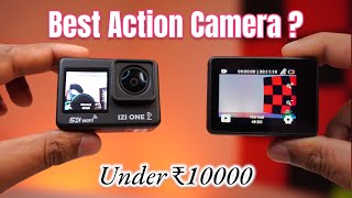 Best Action Camera under ₹10000 in 2023  IZI ONE Action Camera Review  Tamil [upl. by Anonyw993]