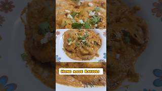 Homemade Ravioli Italian dish Healthy paneer and spinach recipe trending ravioli italian pasta [upl. by Sorci]