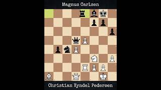 Christian Kyndel Pedersen vs Magnus Carlsen  Gausdal Norway 2005 [upl. by Nwahshar]