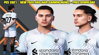 PES 2021  NEW FACE AND HAIR DARWIN NÚÑEZ  TATTOOS  4K [upl. by Aivatal]