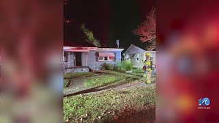 Norfolk FireRescue responds to house fire on Courtney Ave [upl. by Eibloc]