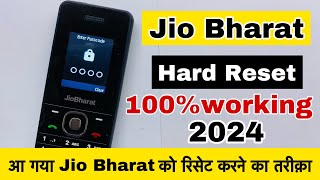 Jio Bharat 2 Hard Reset  jio Bharat v2 lock tode  Jio Bharat v2 password unlock [upl. by Gweneth612]