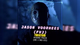 Jason Voorhees FvJ  Twixtor Scene Pack  4K  No CC [upl. by Nairoc]